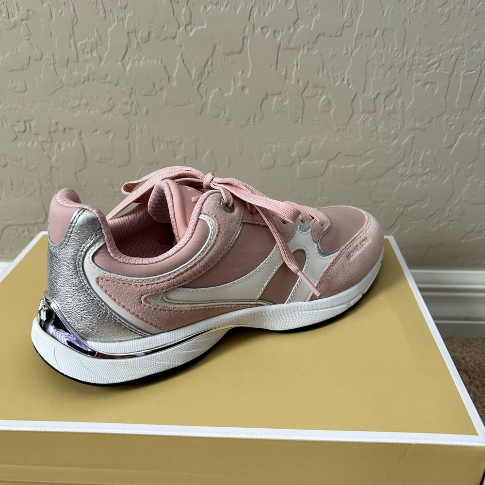 Michael Kors Pink and Silver Sneakers